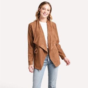 CUPCAKES AND CASHMERE Faux-Suede Naomi Jacket